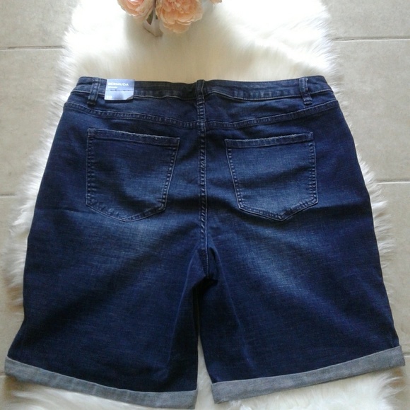 Denim  Bermuda shorts by Venezia  sz.18 NWOT - Picture 3 of 7